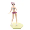 Anime mangá 23cm Japão personagem de anime figura sexy maiô cauda única kagamine rin megurina Luka Modelo Standing Toys Child PVC Doll Z0427