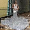 Sparing Sliver Promowe sukienki na baldowniki afrykańskie czarne dziewczyny konkurs