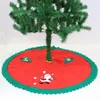 Julekorationer 1st Tree Ornament 90 cm tyg år Santa Artesanato Trees kjol Adornos Navidad Party Decoration Noel