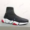 Designer Speed Trainer Lässige Ballerina-Schuhe zum Verkauf Schnürmode Flache Socken Stiefel Speed 2.0 Herren Damen Runner Sneakers Größe 35-45