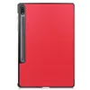 Slanke lederen tablethoes Samsung Tab Ultra Smart Cover voor Galaxy Tab S9 Plus TB023