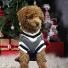 Abbigliamento per cani Abbigliamento elegante per animali domestici dalla trama morbida Abbigliamento maglione senza maniche traspirante stile college