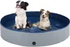 Mats Foldable Round Swimming Pets Pool Bathtub for Dog and Cat EcoFriendly Pet Sprinkler Pad Dog Cats Washer Dog Water Beds