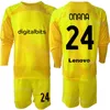 Équipe du club 22-23 Inter Soccer Milan Gardien de but Samir Handanovic Maillot à manches longues GK 12 Julio Cesar 1 Walter Zenga 24 ONANA 1 Yann Sommer Kits de maillots de football