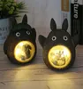 Hayao Miyazaki Animazione Totoro Figure Modello Giocattolo LED Luce notturna Anime Star Resina Decorazione della casa Regalo per bambini 2111055240859