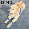 Vestuário para cães OIMG Patchwork Médio Grande Cães Roupas Listradas Roupas para Animais de Estimação Labrador Alaskan Manga Longa Camisas Macias Grandes Acessórios