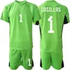 Nazionale 23 24 Spagna Portiere Kepa Arrizabalaga Maglia da calcio Set Uomo Bambini Lungo David Raya David de Gea Unai Simon Iker Casillas Pepe Reina COLL Maglia da calcio