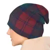 Berets Checkerboard Lindsay Tartan Geometric Checkered Bonnet Hats Knit Hat Cool Skullies Beanies Unisex Spring Dual-use Cap