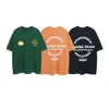 Designer modekläder Mens Tes Tshirt representerar nytt märke bokstavskumtryck Kort ärm Par Lossa High Street BR T-shirt