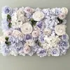 Panneau de fleurs artificielles en soie de fleurs décoratives pour la décoration de mariage décoration de la maison accessoires de photographie de toile de fond de fête d'anniversaire