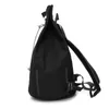 Backpack -Casual Men Canvas Casa de grande capacidade Fashion Fashion Travel Rucksack Pack Pack Teenager School Bag (preto)