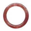 Bangle Natural Strawberry Quartz Crystal Bracelet Fashion Women Femme Charm Love Inner Diameter 52- 60mm Drop