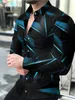 Men's Casual Shirts Summer Men's Shirt Long Sleeve S-4XL Fashion HD 3D Printed Lapel Single Breasted Cardigan Hawaiian Casual Men's Shirt 231124