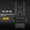 Hunting Jackets Tactical Chest Vest Detachable Triple Pouches Shooting Mag Pouch Molle Outdoor Wargame Accessories Bag
