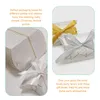 Подарочная упаковка 50 PCS PILLOW BOX DE День рождения чеходы бумажные свадебные коробки белая карта картон картон