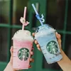 Drinking Straws Mermaid Bear Straw Accessories Rainbow Stripes Limited9864057