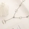 Hänge halsband älskar hänge guldkedjor choker kvinnor smycken bröllop fest gåva ny stil rostfritt stål sliver halsband grossist