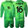 Milli Takım Erkekler 22-23 Fransız GK Steve Mandanda Jersey Set Futbol Kalecisi Uzun Kollu Alphonse Areola Mike Maignan Peyraud-Magnin Hugo Lloris Futbol Gömülü