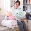 Poupées en peluche 28 cm doux animal dessin animé oreiller coussin mignon gros chien chat Totoro cochon grenouille jouet en peluche beaux enfants cadeau d'anniversaire 231124