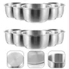 Baking Tools Dipping Bowl Stainless Steel Practical Durable Sauce Cup Appetizer Plates Seasoning Dish For French Fries Dumpling