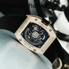 Richardmills Watch Swiss Automatyczne zegarki SR Mens Series 2017 Box Certyfikat 18K Platinum Mechanical RM023