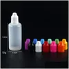 Packing Bottles Empty Oil Bottle Plastic Dropper For E Cig Ejuice Eliquid L 5Ml 10Ml 15Ml 20Ml 30Ml 50Ml 100Ml 120Ml With Childproof Dhy8M