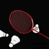 Badminton Raketleri 5U Profesyonel Karbon Entegre Badminton Raket Ultra Hafif Saldırgan Tek Shuttlecock Raket 32lbs 231124