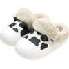 Slipper Baby Shoe Cotton Imageproof Girl détachable garçon dessin animé vache de vache pour zapatos Pantuflas 231127