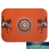 Quality Disposable Leather Placemat Coasters Waterproof Oil-Proof Heat Insulation Anti-Scald Western-Style Placemat Dining Room Table Mat Coaster