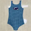 Hollow Letter Bodysuits Knits Tops For Women Sleeveless Tank Embroidery Design One Piece Swimsuits