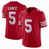 Deebo Samuel 23 Christian McCaffrey George Kittle Camisas de futebol Nick Bosa Brock Purdy Trey Lance Joe Montana Jerry Rice Fred Warner Aiyuk Talanoa Hufanga