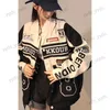 Chaquetas para hombres American Retro Desmontable Motocicleta Chaqueta de béisbol Mujer Y2K Street Hip Hop Tendencia Chaqueta salvaje Pareja Casual Chaqueta suelta Top T231127