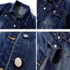 Women's Jackets Spring Autumn Denim Jacket Women Tops Casual Blue Short Vintage Casaco Feminino Three Quarter Sleeve Jaqueta Feminina Jeans Coat 230427