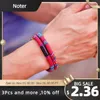 Chaîne chez les hommes bohême corde Bracelet attirer Magentic Braclet aventure survie Braslet Pulseras Hilo Hombre plage Surf Brazalete 231124