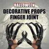 Halloween dekoration artikulerade fingrar flexibel fog finger halloween fest cosplay kostym props skräck spöke klo handskar 21119240155