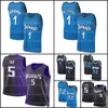 Tracy 1 McGrady Penny Hardaway Basketball Jerseys Magics Jersey Męs Młodzież czarny niebieski biały retro mesh de'aaron 5 lis