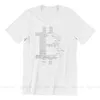 T-shirts pour hommes BTC XBT crypto-monnaie Blockchain t-shirt pour hommes gris Humor été t-shirt de haute qualité à la mode en vrac