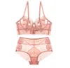 Suits Lux New Trendy Sexy Fashion Style French Romantic Lace Breable Bra Underwear Matching Set for Women Lingerie Clothing