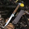 Hot A1964 Flipper Folding Knife 3Cr13Mov Drop Point/Tanto Blade Rosewood Handle Outdoor Camping Hiking Fishing EDC Folder Knives 4 Styles