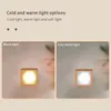 Night Lights Motion Sensor LED Light Battery Powered Cabinet Lamp Bedside For Home Closet Lighting Power Supply