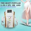 2024 Portatile 2 in 1 Bellezza della pelle Rimozione di capelli/tatuaggi Ringiovanimento Salone antietà OPT IPL + Dispositivo di eliminazione delle rughe per trattamento dell'acne con laser a picosecondi