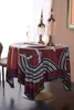 Toalha de mesa Push curto Taquel Tassel Decoração de toalhas de mesa de luxo clássico de mesa de café personalizado
