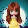 Lalki 30 cm połączone BJD dla dziewczynki Blyth Doll Color Hair Makeup Nude Dress Up Toys Girl Diving Difts 231124