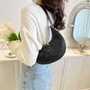 Evening Bags Simple Retro Shoulder Bag Crescent Fashion Comfortable PU Leather Handbag For Women