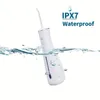 Laddningsbar oral irrigator 5 lägen 5 tips ipx7 vattentätt kraftfullt batterivatten tänder renare plockning för hemresor, 300 ml, 1400mAh