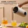 Blender Soymilk Maker Mixer Food Mixer Smart Automatic Automatic Automatic Heating Milk Soy Machine 650ml for Home Kitchen 220V No Filtering