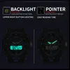 Orologi da polso 2023 Orologi a energia solare Uomo Sport multifunzionali Dual Time Quartz Smael Reloj Hombre Relogio Masculino