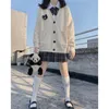Sweaters Japon Koreli Moda Sweater Kız Denizci Okulu Üniforma Haldigan Cosplay Suit Sweaters Anime Öğrenci Kolej tarzı hırka