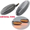 2sts Scroll Indicator Lamp LED Dynamic Turn Signal Side Marker Light for Nissan Navara D22 NP300 1998-2005