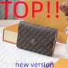 Top M62361 Rosalie Coin Purse - Nieuwe versie met Gold -Color Button270R